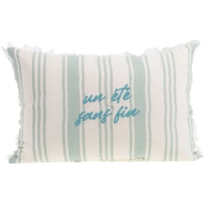Amadeus Coussin décoratif rectangulaire - Bleu - Publicité Amadeus Coussin décoratif rectangulaire - Bleu - Publicité