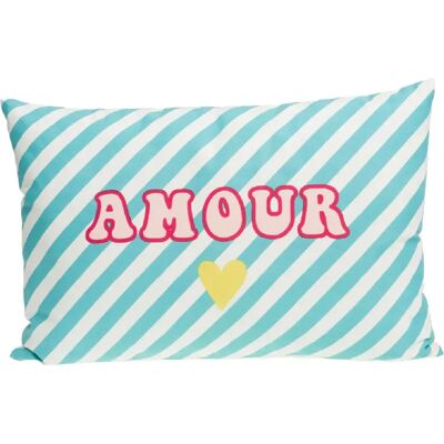 Amadeus Coussin rectangulaire - Bleu - Publicité Amadeus Coussin rectangulaire - Bleu - Publicité