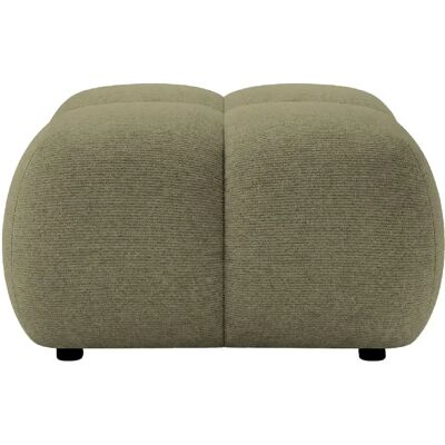 Casanova Pouf en tissu chenille Vert 72x72x43.5 - Publicité Casanova Pouf en tissu chenille Vert 72x72x43.5 - Publicité
