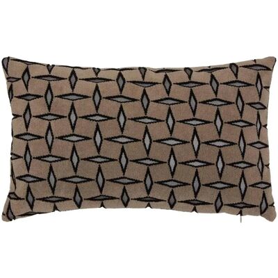 ATMOSPHERA Coussin Déco Jacquard Diamant 30x50cm Marron - Publicité ATMOSPHERA Coussin Déco Jacquard Diamant 30x50cm Marron - Publicité