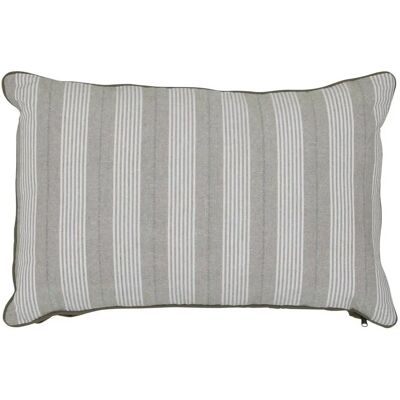 ATMOSPHERA Coussin Déco à Rayures Groove 38x58cm Vert - Publicité ATMOSPHERA Coussin Déco à Rayures Groove 38x58cm Vert - Publicité