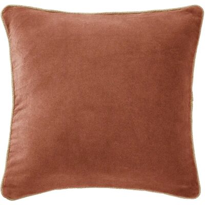 L'effet papillon Coussin César - 45x45 cm - Terracotta Orange - Publicité L'effet papillon Coussin César - 45x45 cm - Terracotta Orange - Publicité