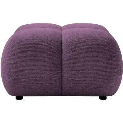 Casanova Pouf en tissu chenille Mauve 72x72x43.5 - Publicité Casanova Pouf en tissu chenille Mauve 72x72x43.5 - Publicité