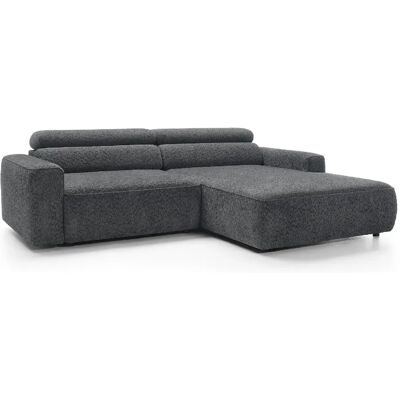 SELSEY - Canapé d’angle FANDO – Chenille – Gris foncé – droit - Publicité SELSEY - Canapé d’angle FANDO – Chenille – Gris foncé – droit - Publicité