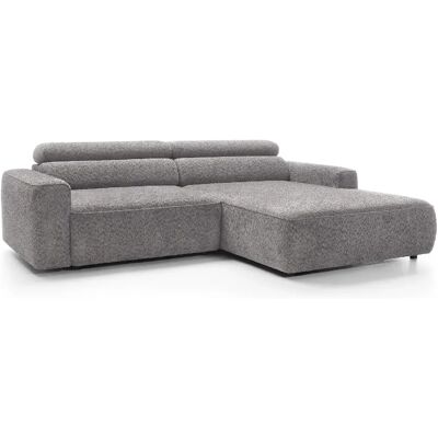 SELSEY - Canapé d’angle FANDO – Chenille – Gris clair – droit - Publicité SELSEY - Canapé d’angle FANDO – Chenille – Gris clair – droit - Publicité
