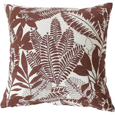 Enjoy Coussin Déco Imprimé Kasane 40x40cm Marron - Publicité Enjoy Coussin Déco Imprimé Kasane 40x40cm Marron - Publicité