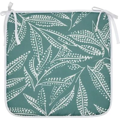 ATMOSPHERA Galette de Chaise Imprimé Tropical 39x39cm Vert - Publicité ATMOSPHERA Galette de Chaise Imprimé Tropical 39x39cm Vert - Publicité