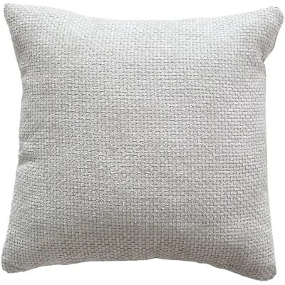Enjoy Coussin Déco Velours Chenillé Kamala 40x40cm Gris Clair - Publicité Enjoy Coussin Déco Velours Chenillé Kamala 40x40cm Gris Clair - Publicité