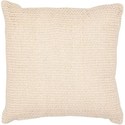 ATMOSPHERA Coussin Déco Uni Océania 40x40cm Beige - Publicité ATMOSPHERA Coussin Déco Uni Océania 40x40cm Beige - Publicité