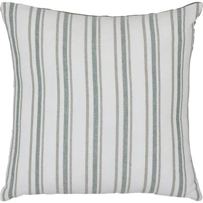 ATMOSPHERA Coussin Déco à Rayures Groove 40x40cm Vert - Publicité ATMOSPHERA Coussin Déco à Rayures Groove 40x40cm Vert - Publicité