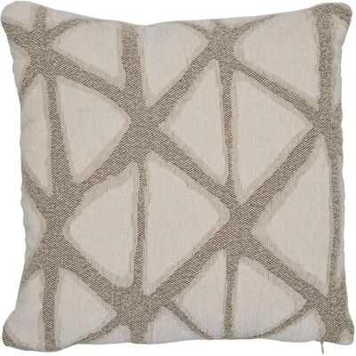 ATMOSPHERA Coussin Déco Jacquard Dune 40x40cm Beige - Publicité ATMOSPHERA Coussin Déco Jacquard Dune 40x40cm Beige - Publicité