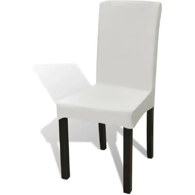 Decoshop26 housse de chaise extensible - 55 x 45 x 45 cm - Crème - Publicité Decoshop26 housse de chaise extensible - 55 x 45 x 45 cm - Crème - Publicité