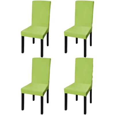 Decoshop26 Housse de chaise - Vert - Publicité Decoshop26 Housse de chaise - Vert - Publicité