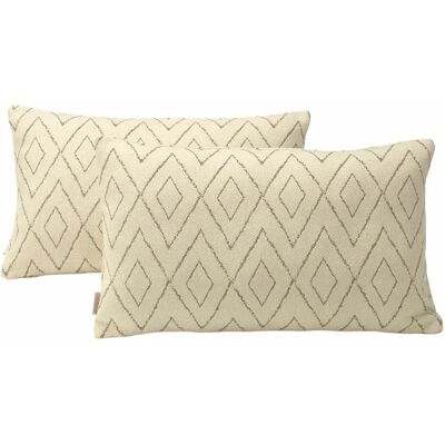 Alexandra House Living Housse de coussin Beige - Publicité Alexandra House Living Housse de coussin Beige - Publicité
