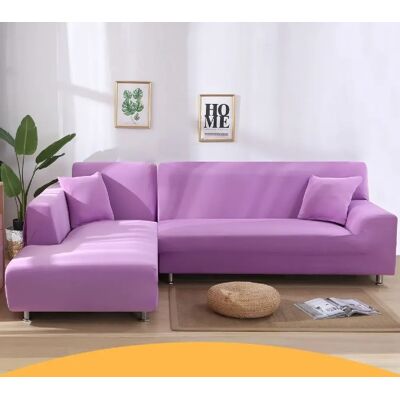 Wewoo Housse de canapé universelle - Violet - Publicité Wewoo Housse de canapé universelle - Violet - Publicité