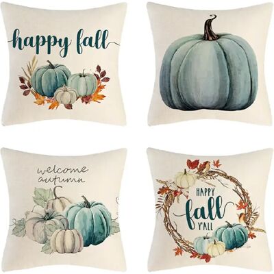 Générique 4PCS Thanksgiving Bleu Pumpkin - Publicité Générique 4PCS Thanksgiving Bleu Pumpkin - Publicité