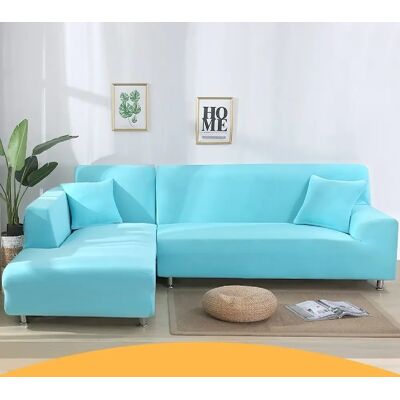 Wewoo Housse de canapé tout inclus Set Sofa - Bleu ciel 145-185 cm - Publicité Wewoo Housse de canapé tout inclus Set Sofa - Bleu ciel 145-185 cm - Publicité