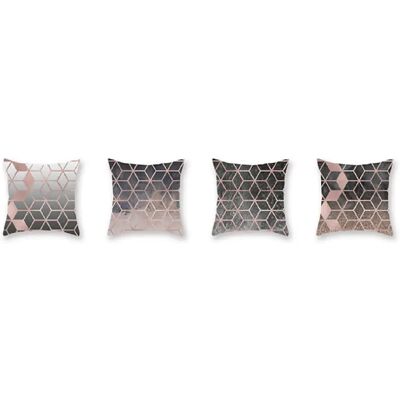 Générique Pillow et Peach Skin Velvet Rose 45X45Cm - Publicité Générique Pillow et Peach Skin Velvet Rose 45X45Cm - Publicité