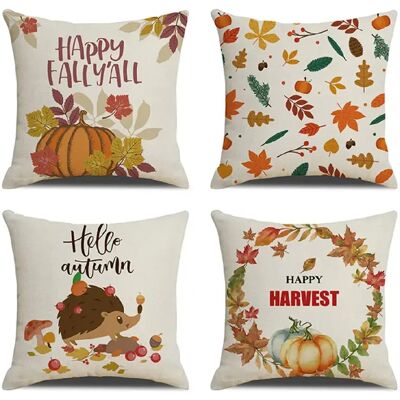 Générique Housse décoration oreiller Thanksgiving - 45x45 cm - Publicité Générique Housse décoration oreiller Thanksgiving - 45x45 cm - Publicité