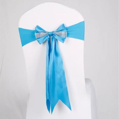 Ceinture élastique de chaise wewoo - Bleu Ciel - Publicité Ceinture élastique de chaise wewoo - Bleu Ciel - Publicité