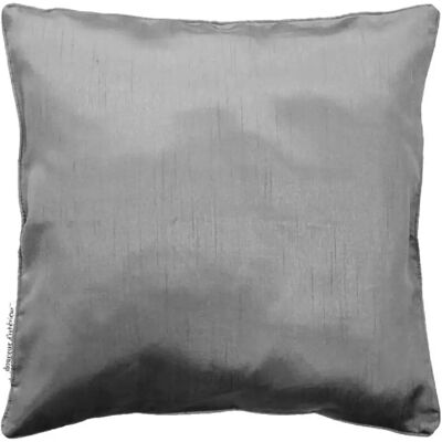 Paris Prix Housse de Coussin Shana Gris Perle - Publicité Paris Prix Housse de Coussin Shana Gris Perle - Publicité
