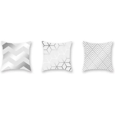 Générique YP Select Housse de Coussin Argent 45x45 cm - Publicité Générique YP Select Housse de Coussin Argent 45x45 cm - Publicité