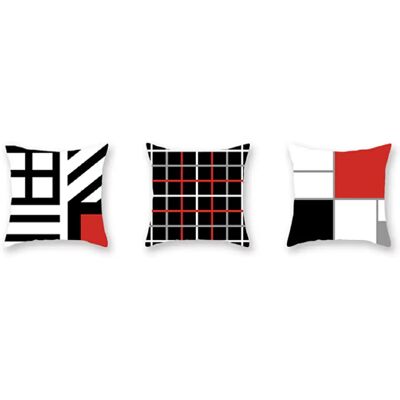 Générique YP Select Housse de coussin - Rouge 45x45 cm - Publicité Générique YP Select Housse de coussin - Rouge 45x45 cm - Publicité