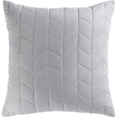 PARIS PRIX Housse de Coussin Erika - Gris - Publicité PARIS PRIX Housse de Coussin Erika - Gris - Publicité
