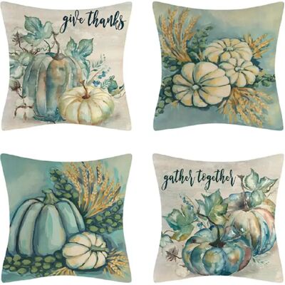 Générique P78 4PCS 45x45cm Thanksgiving - Motif Aquarelle - Publicité Générique P78 4PCS 45x45cm Thanksgiving - Motif Aquarelle - Publicité