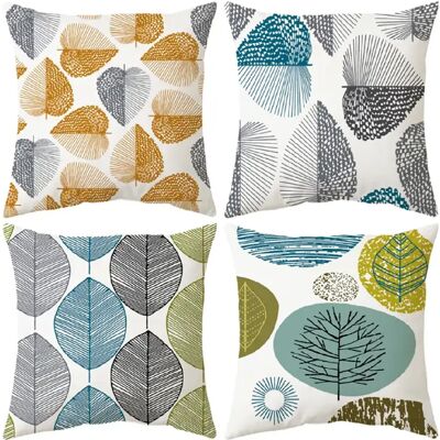 Générique Nordic Feuilles Housses de coussin 44x44 cm - Publicité Générique Nordic Feuilles Housses de coussin 44x44 cm - Publicité
