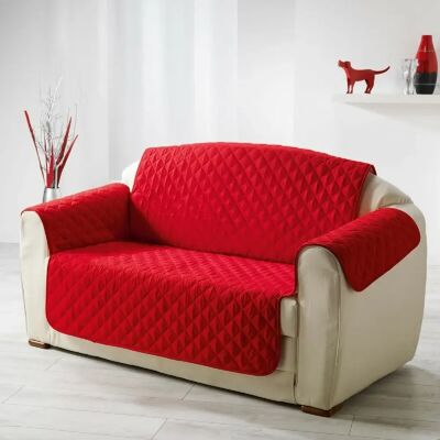 Douceur D'intérieur Couverture - Housse de canapé - rouge - 223 x 179 cm - Housse de canapé - Publicité Douceur D'intérieur Couverture - Housse de canapé - rouge - 223 x 179 cm - Housse de canapé - Publicité