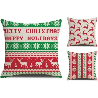 Générique YP Select Housse de coussin Noël - Vert 45x45 cm - Publicité Générique YP Select Housse de coussin Noël - Vert 45x45 cm - Publicité