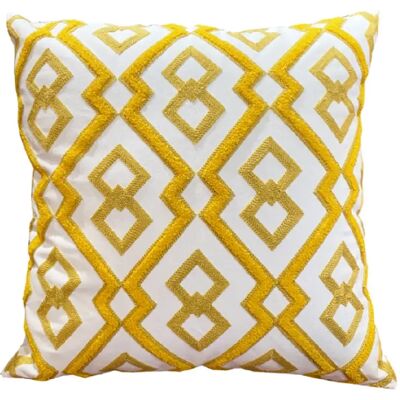 Générique Housse coussin petit coton - Jaune diamant - 45 x 45CM - Publicité Générique Housse coussin petit coton - Jaune diamant - 45 x 45CM - Publicité