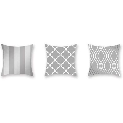 Générique YP Select Housse de coussin - Argent 45x45CM - Publicité Générique YP Select Housse de coussin - Argent 45x45CM - Publicité