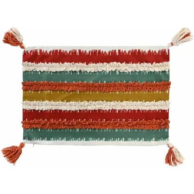 DKD Home Decor Housse de coussin Rayures Multicouleur - Publicité DKD Home Decor Housse de coussin Rayures Multicouleur - Publicité