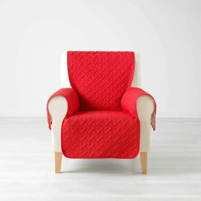 Paris Prix Protège Fauteuil Lounge 165x179cm Rouge - Publicité Paris Prix Protège Fauteuil Lounge 165x179cm Rouge - Publicité