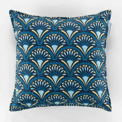 Paris Prix Housse de Coussin à Motifs - Bleu - Publicité Paris Prix Housse de Coussin à Motifs - Bleu - Publicité