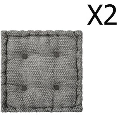 Pegane Otto - 40x40 cm - Gris - Publicité Pegane Otto - 40x40 cm - Gris - Publicité
