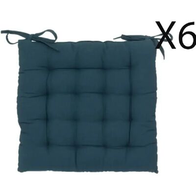 Pegane 22JUS-103851Tx6 - 38x38x4,5 cm - Bleu foncé - Publicité Pegane 22JUS-103851Tx6 - 38x38x4,5 cm - Bleu foncé - Publicité