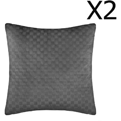 Pegane Malo - 40x40x12 cm - Gris - Publicité Pegane Malo - 40x40x12 cm - Gris - Publicité