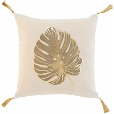 DOUCEUR D'INTERIEUR - Mogador - Beige - Coussin décoratif - Publicité DOUCEUR D'INTERIEUR - Mogador - Beige - Coussin décoratif - Publicité