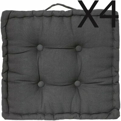 Pegane Otto - 40 x 40 cm - Gris foncé - Publicité Pegane Otto - 40 x 40 cm - Gris foncé - Publicité