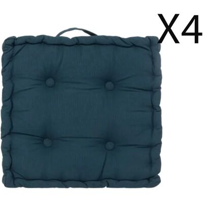 Pegane Coussins de Sol Bleu (40x40 cm) - Publicité Pegane Coussins de Sol Bleu (40x40 cm) - Publicité