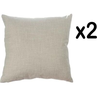 Pegane CRUSH - 40x40 cm - Beige - Publicité Pegane CRUSH - 40x40 cm - Beige - Publicité