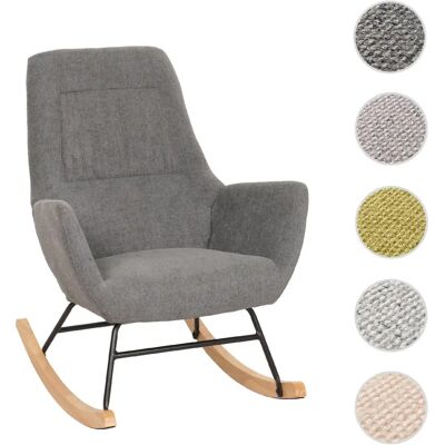 Chaise à bascule Mendler - Tissu de haute qualité 320g/m² - Garnissage épais 11cm - Structure robuste en bois massif et métal - Coutures décoratives - Chaise à bascule - Publicité Chaise à bascule Mendler - Tissu de haute qualité 320g/m² - Garnissage épais 11cm - Structure robuste en bois massif et métal - Coutures décoratives - Chaise à bascule - Publicité
