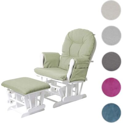 Mendler Fauteuil relax pivotant - Vert clair - Publicité Mendler Fauteuil relax pivotant - Vert clair - Publicité