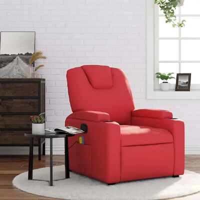 VIDAXL Fauteuil inclinable rouge - Publicité VIDAXL Fauteuil inclinable rouge - Publicité