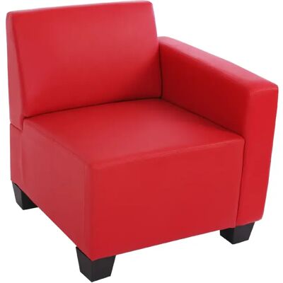 Canapé modulable rouge MENDLER N71 avec écopelle - Mobilier de salon - Publicité Canapé modulable rouge MENDLER N71 avec écopelle - Mobilier de salon - Publicité