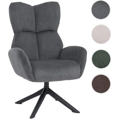 Mendler Fauteuil de salon HWC-Q54, gris foncé - Publicité Mendler Fauteuil de salon HWC-Q54, gris foncé - Publicité