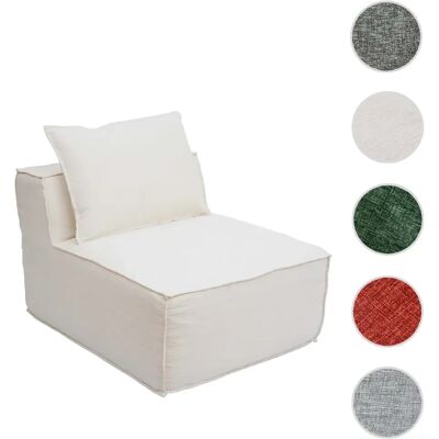 Mendler Fauteuil/accessoires pour canapé HWC-O54 Partie centrale, 63x75x97cm crème - Publicité Mendler Fauteuil/accessoires pour canapé HWC-O54 Partie centrale, 63x75x97cm crème - Publicité
